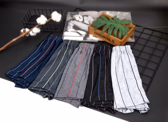 Boxer de sous-vêtements de conception de camouflage de couleurs mélangées pour hommes